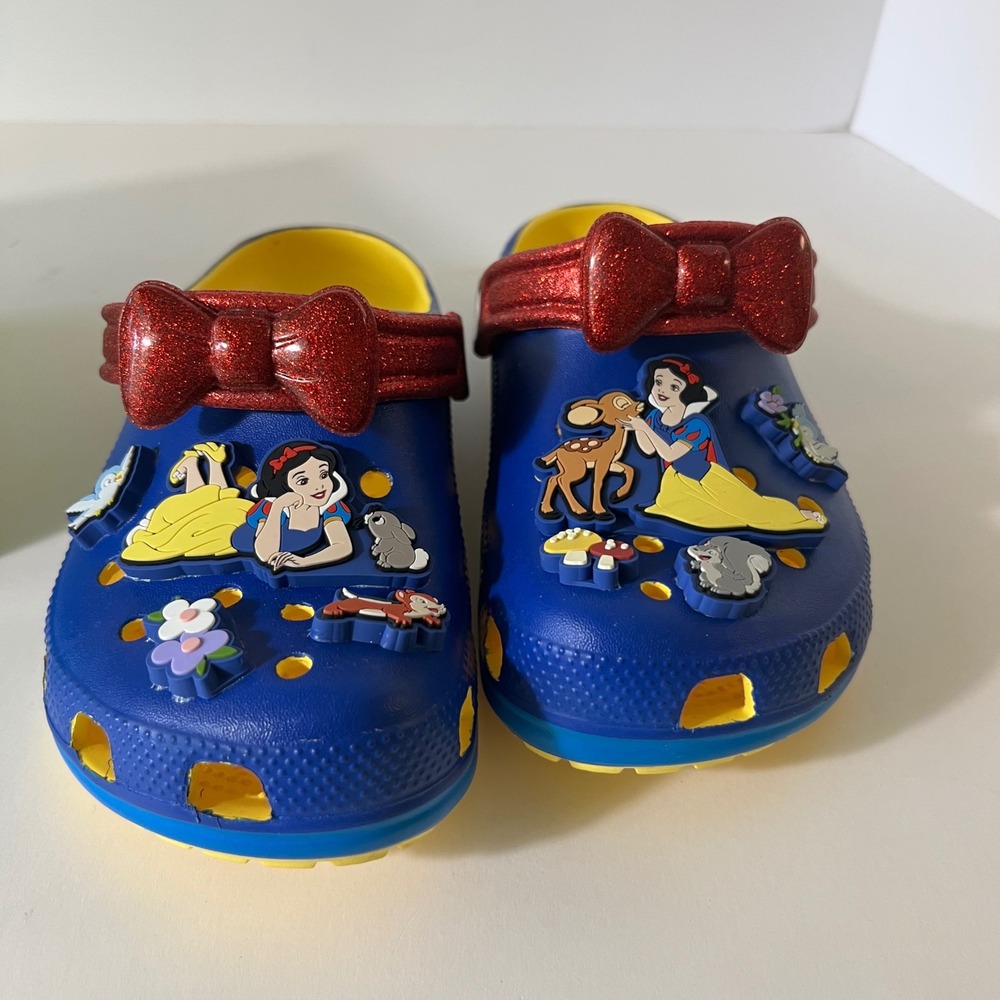 Kids Snow White Crocs Classic Clog Sunshine J3 msrp 54.99